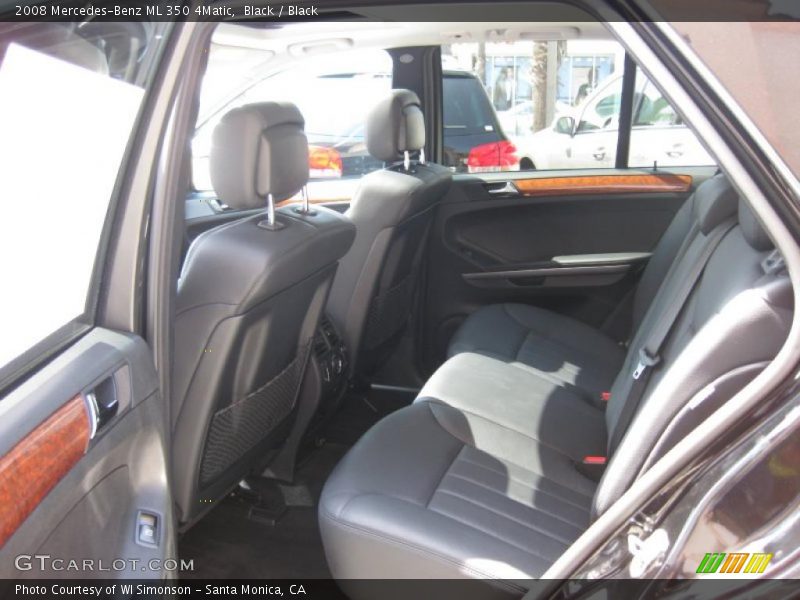 Black / Black 2008 Mercedes-Benz ML 350 4Matic