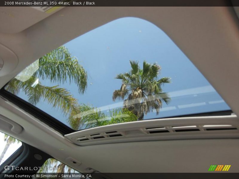 Black / Black 2008 Mercedes-Benz ML 350 4Matic