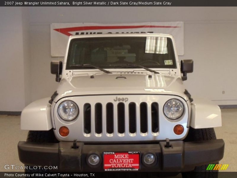Bright Silver Metallic / Dark Slate Gray/Medium Slate Gray 2007 Jeep Wrangler Unlimited Sahara