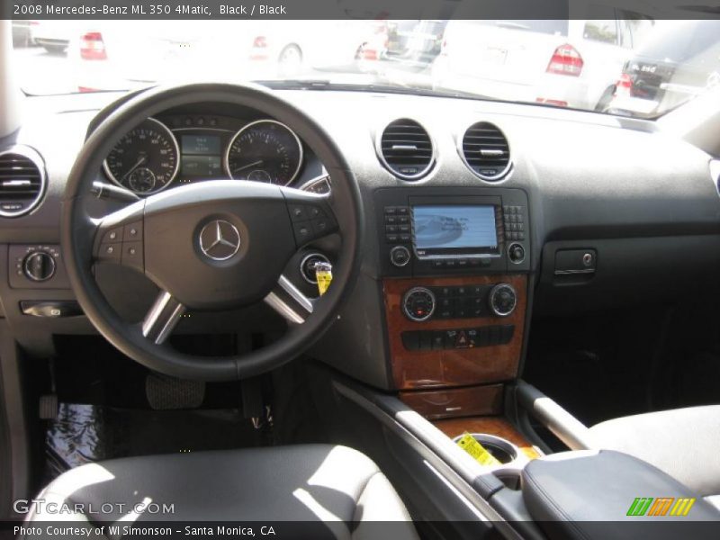 Black / Black 2008 Mercedes-Benz ML 350 4Matic