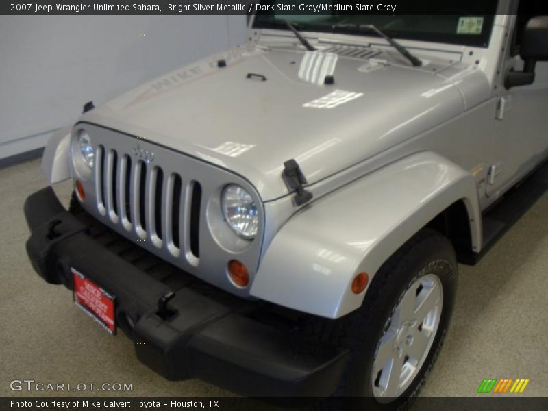 Bright Silver Metallic / Dark Slate Gray/Medium Slate Gray 2007 Jeep Wrangler Unlimited Sahara