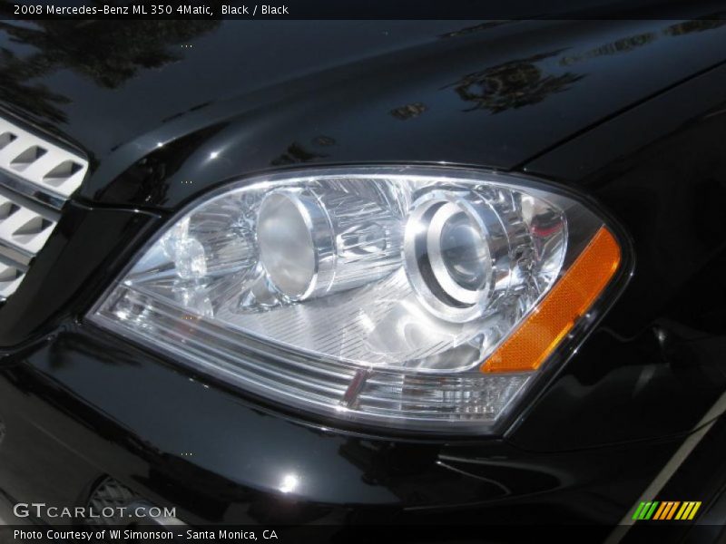Black / Black 2008 Mercedes-Benz ML 350 4Matic