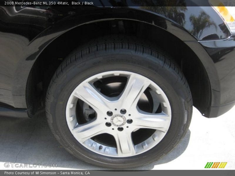 Black / Black 2008 Mercedes-Benz ML 350 4Matic