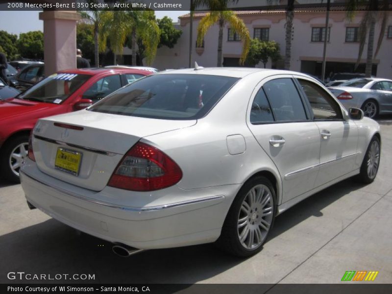 Arctic White / Cashmere 2008 Mercedes-Benz E 350 Sedan