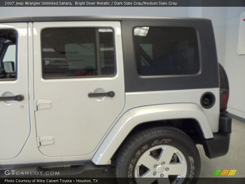 Bright Silver Metallic / Dark Slate Gray/Medium Slate Gray 2007 Jeep Wrangler Unlimited Sahara