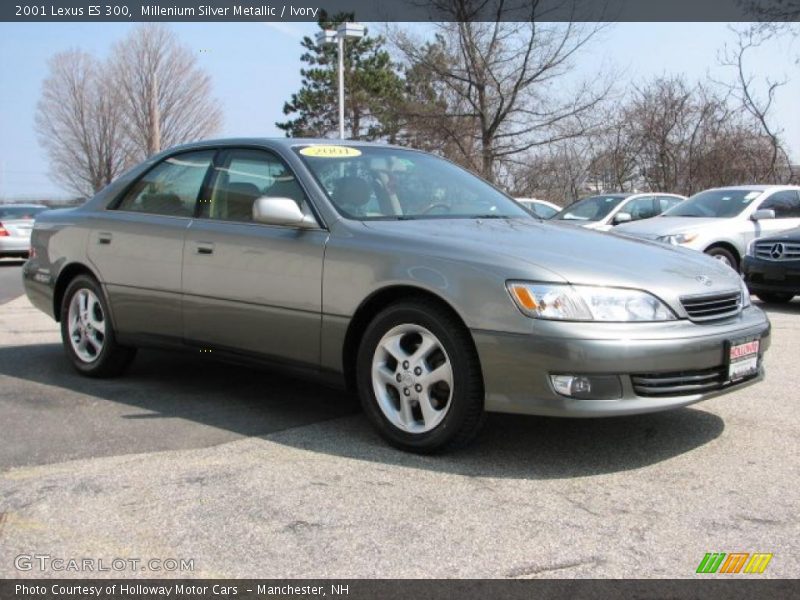 Millenium Silver Metallic / Ivory 2001 Lexus ES 300