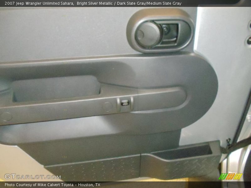 Bright Silver Metallic / Dark Slate Gray/Medium Slate Gray 2007 Jeep Wrangler Unlimited Sahara