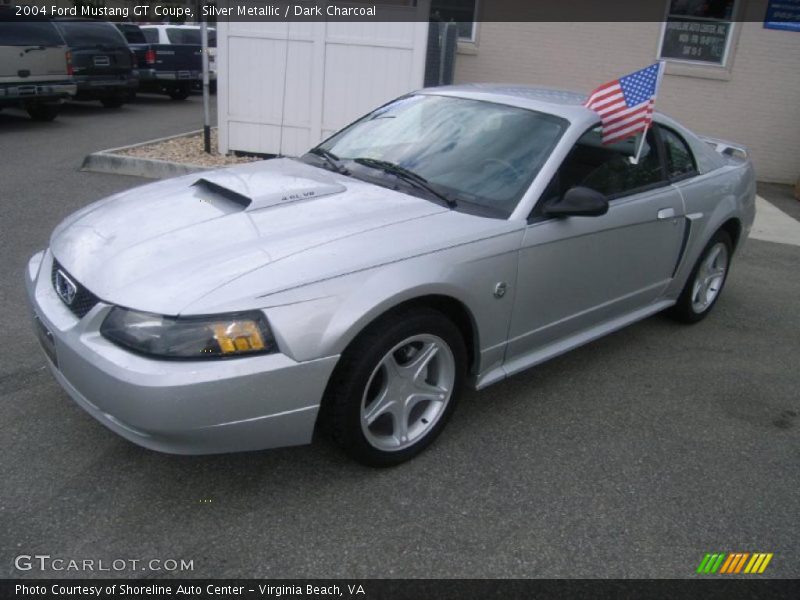 Silver Metallic / Dark Charcoal 2004 Ford Mustang GT Coupe