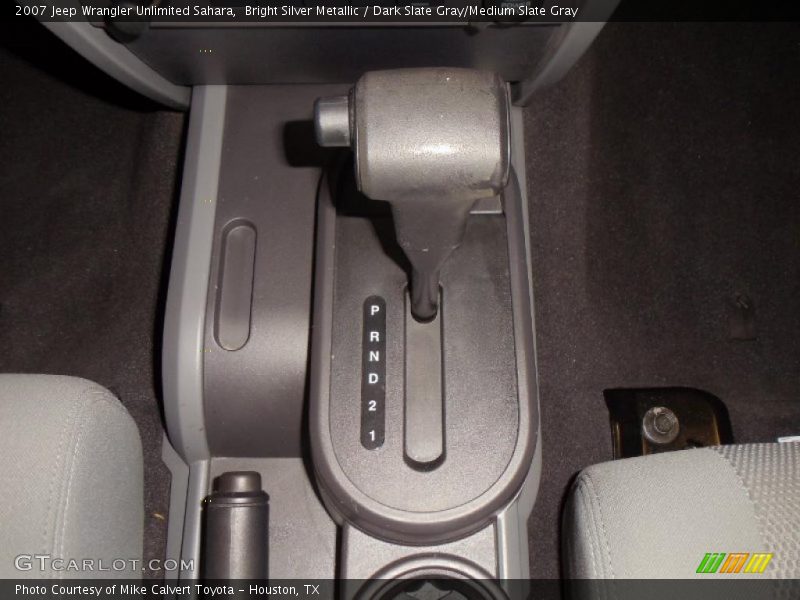 Bright Silver Metallic / Dark Slate Gray/Medium Slate Gray 2007 Jeep Wrangler Unlimited Sahara