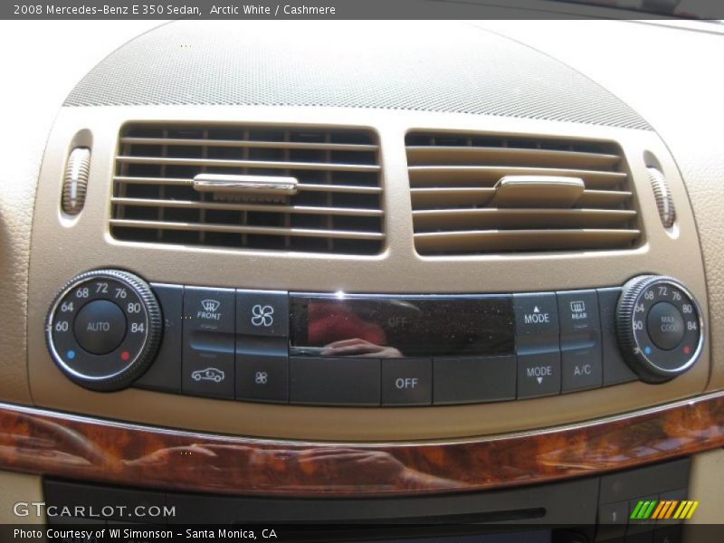 Arctic White / Cashmere 2008 Mercedes-Benz E 350 Sedan