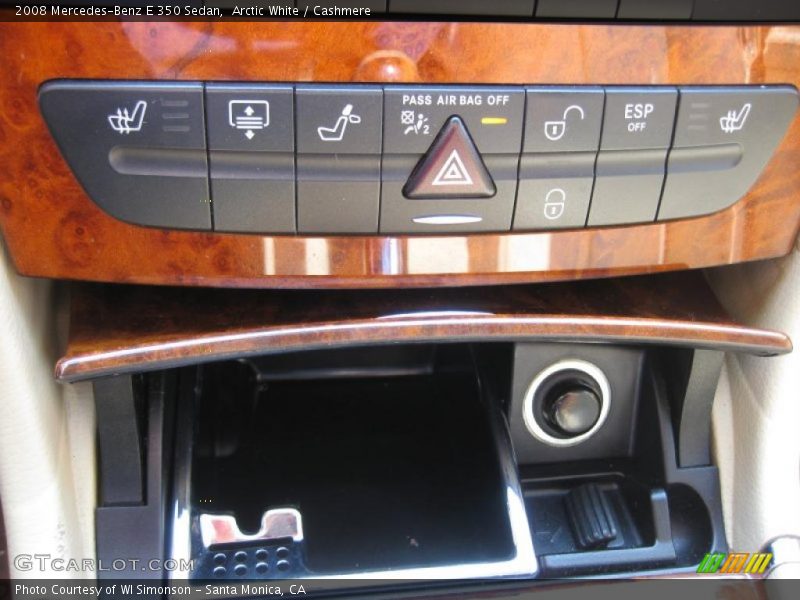 Arctic White / Cashmere 2008 Mercedes-Benz E 350 Sedan