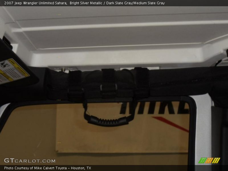 Bright Silver Metallic / Dark Slate Gray/Medium Slate Gray 2007 Jeep Wrangler Unlimited Sahara