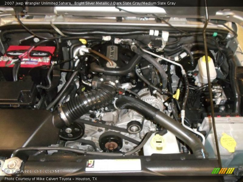 Bright Silver Metallic / Dark Slate Gray/Medium Slate Gray 2007 Jeep Wrangler Unlimited Sahara