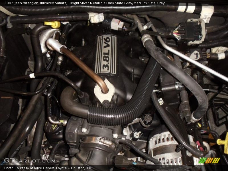 Bright Silver Metallic / Dark Slate Gray/Medium Slate Gray 2007 Jeep Wrangler Unlimited Sahara