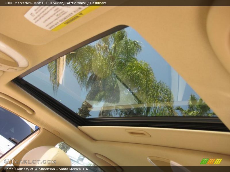 Arctic White / Cashmere 2008 Mercedes-Benz E 350 Sedan