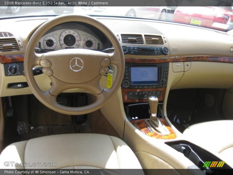 Arctic White / Cashmere 2008 Mercedes-Benz E 350 Sedan
