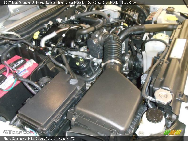 Bright Silver Metallic / Dark Slate Gray/Medium Slate Gray 2007 Jeep Wrangler Unlimited Sahara