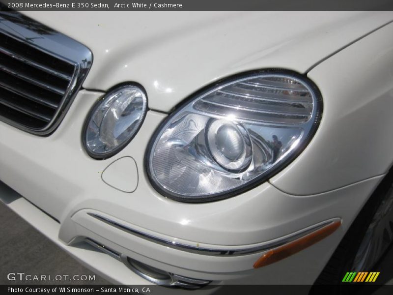 Arctic White / Cashmere 2008 Mercedes-Benz E 350 Sedan