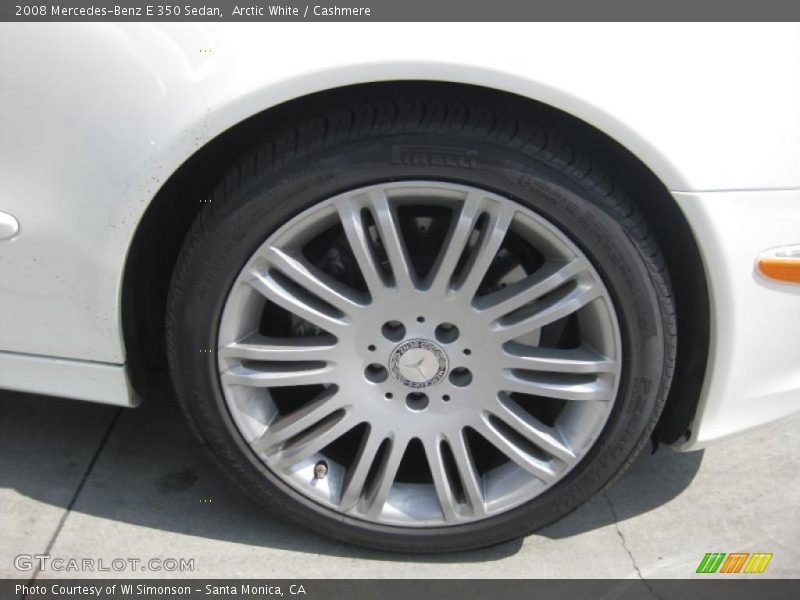 Arctic White / Cashmere 2008 Mercedes-Benz E 350 Sedan