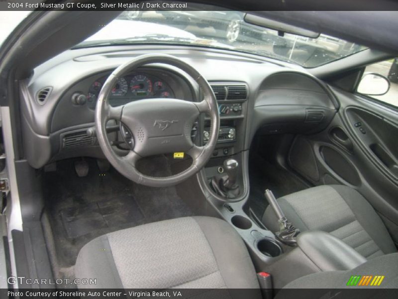 Silver Metallic / Dark Charcoal 2004 Ford Mustang GT Coupe
