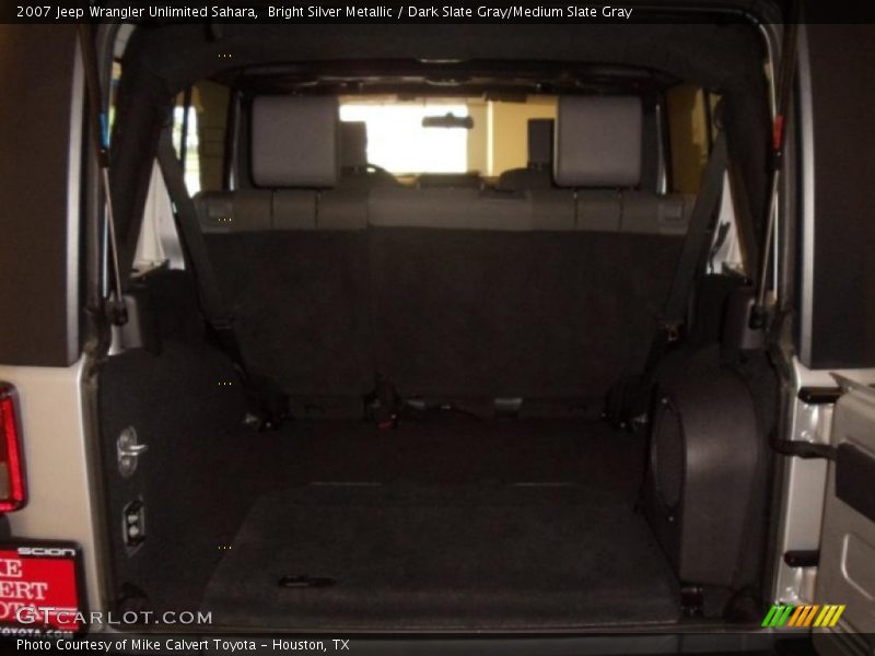 Bright Silver Metallic / Dark Slate Gray/Medium Slate Gray 2007 Jeep Wrangler Unlimited Sahara