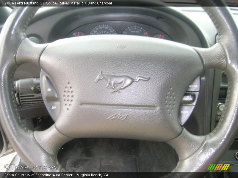 Silver Metallic / Dark Charcoal 2004 Ford Mustang GT Coupe