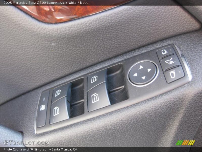 Arctic White / Black 2008 Mercedes-Benz C 300 Luxury
