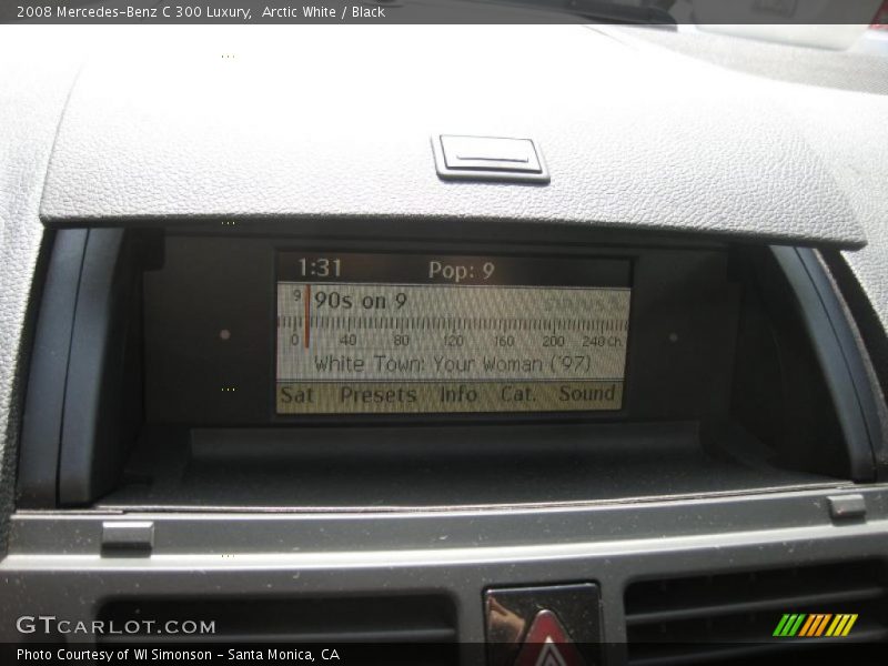 Arctic White / Black 2008 Mercedes-Benz C 300 Luxury