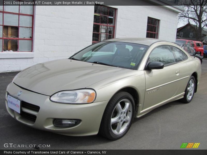 Light Beige Metallic / Black/Beige 2001 Dodge Stratus R/T Coupe