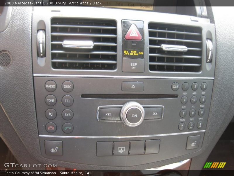 Arctic White / Black 2008 Mercedes-Benz C 300 Luxury