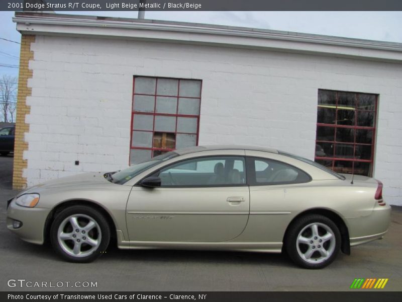 Light Beige Metallic / Black/Beige 2001 Dodge Stratus R/T Coupe