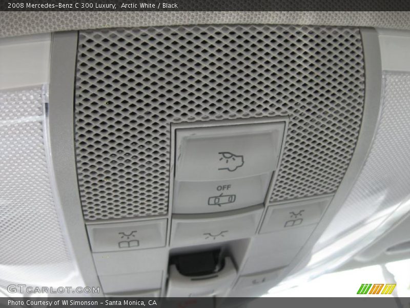Arctic White / Black 2008 Mercedes-Benz C 300 Luxury