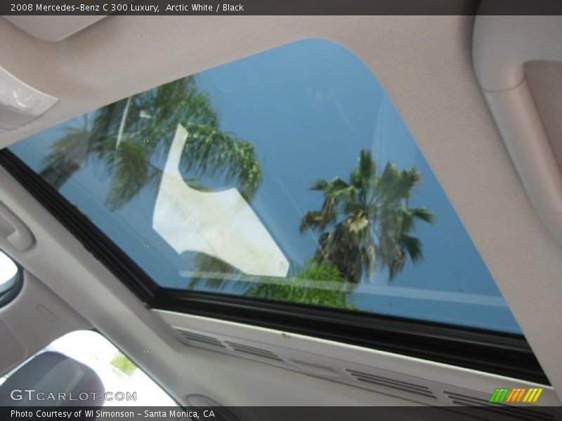Arctic White / Black 2008 Mercedes-Benz C 300 Luxury
