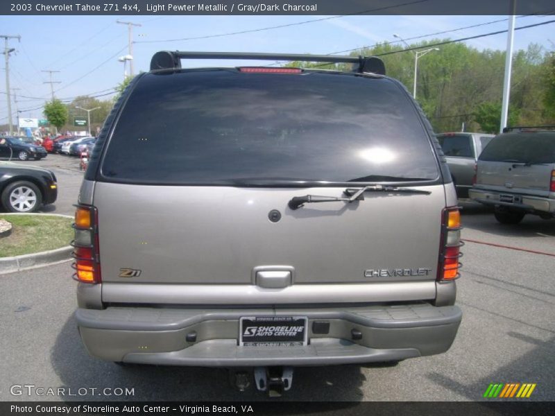 Light Pewter Metallic / Gray/Dark Charcoal 2003 Chevrolet Tahoe Z71 4x4