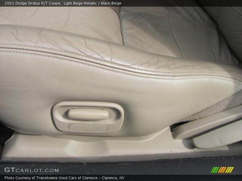 Light Beige Metallic / Black/Beige 2001 Dodge Stratus R/T Coupe