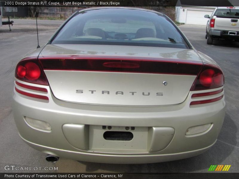 Light Beige Metallic / Black/Beige 2001 Dodge Stratus R/T Coupe