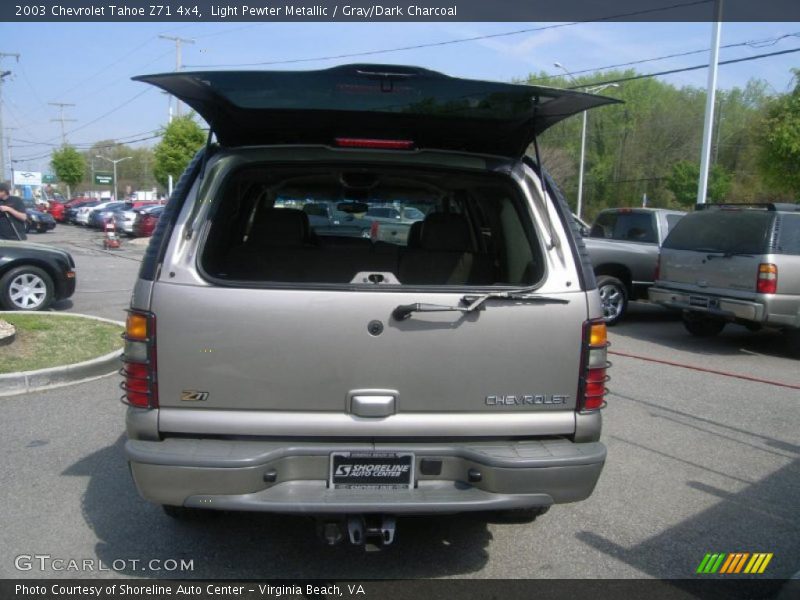 Light Pewter Metallic / Gray/Dark Charcoal 2003 Chevrolet Tahoe Z71 4x4