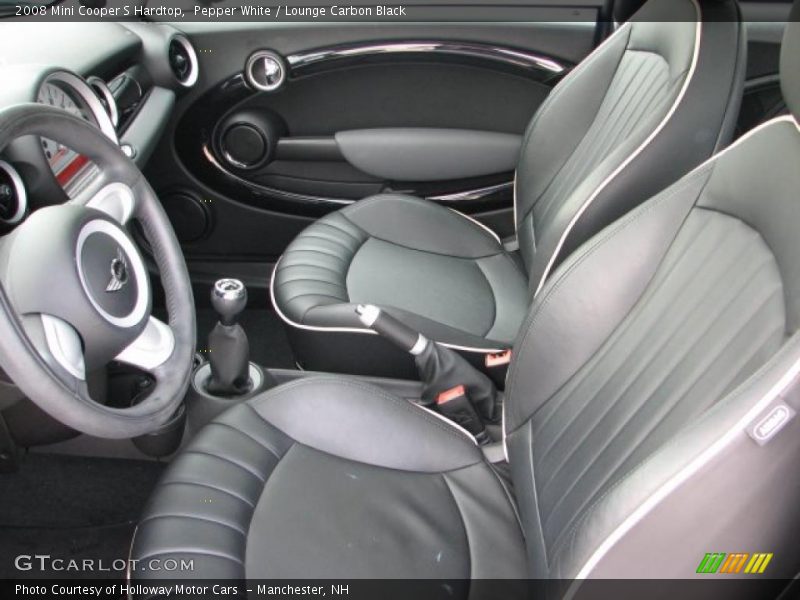  2008 Cooper S Hardtop Lounge Carbon Black Interior