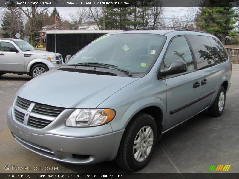 Butane Blue Pearl / Medium Slate Gray 2005 Dodge Grand Caravan SE