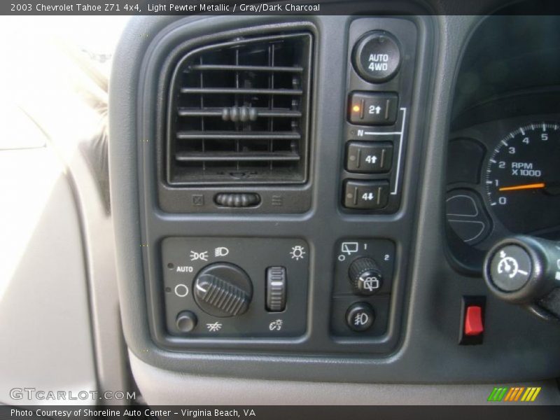 Light Pewter Metallic / Gray/Dark Charcoal 2003 Chevrolet Tahoe Z71 4x4