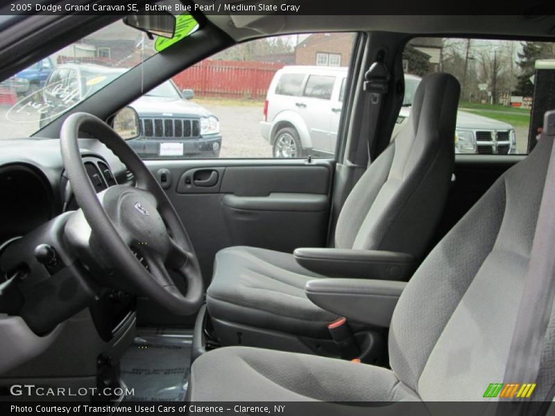 Butane Blue Pearl / Medium Slate Gray 2005 Dodge Grand Caravan SE