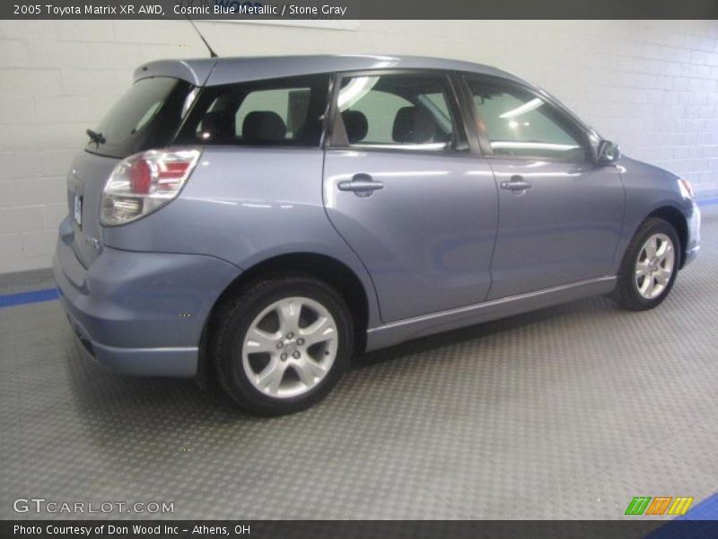 Cosmic Blue Metallic / Stone Gray 2005 Toyota Matrix XR AWD
