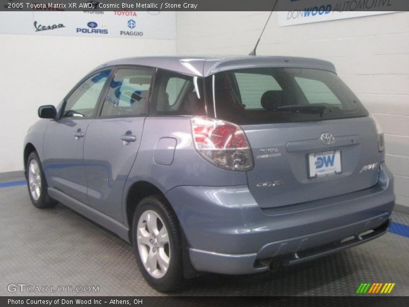 Cosmic Blue Metallic / Stone Gray 2005 Toyota Matrix XR AWD
