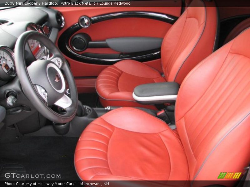  2008 Cooper S Hardtop Lounge Redwood Interior