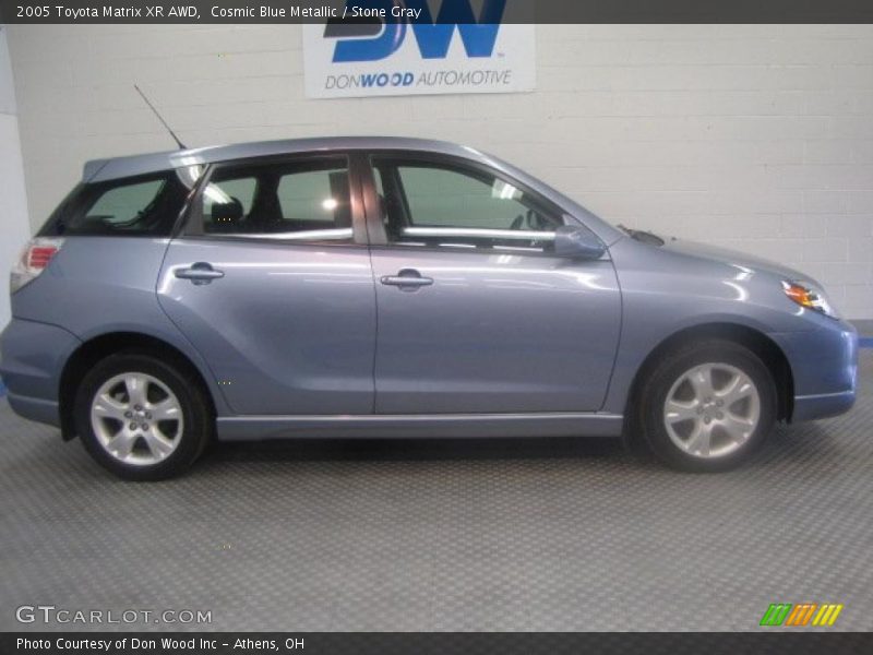 Cosmic Blue Metallic / Stone Gray 2005 Toyota Matrix XR AWD