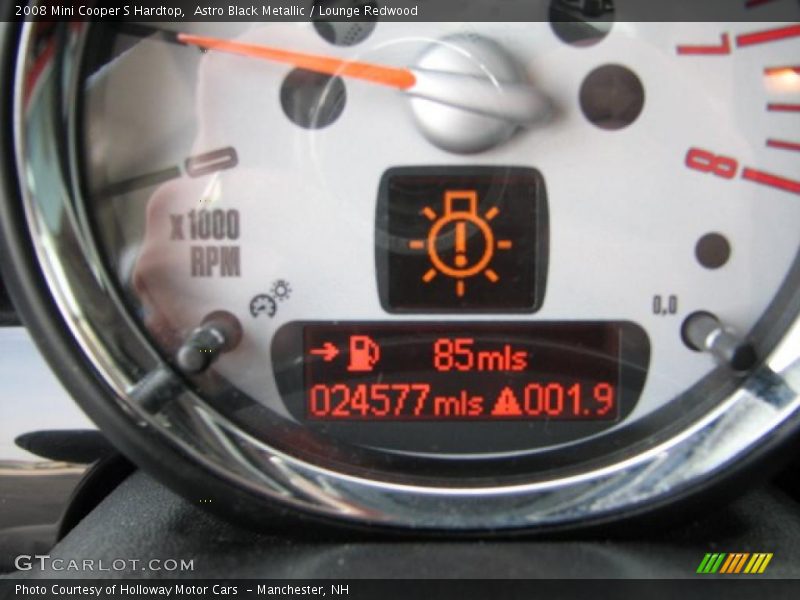 Astro Black Metallic / Lounge Redwood 2008 Mini Cooper S Hardtop