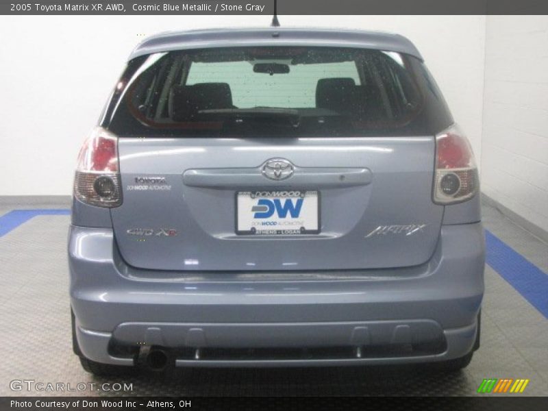 Cosmic Blue Metallic / Stone Gray 2005 Toyota Matrix XR AWD