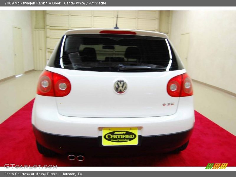Candy White / Anthracite 2009 Volkswagen Rabbit 4 Door
