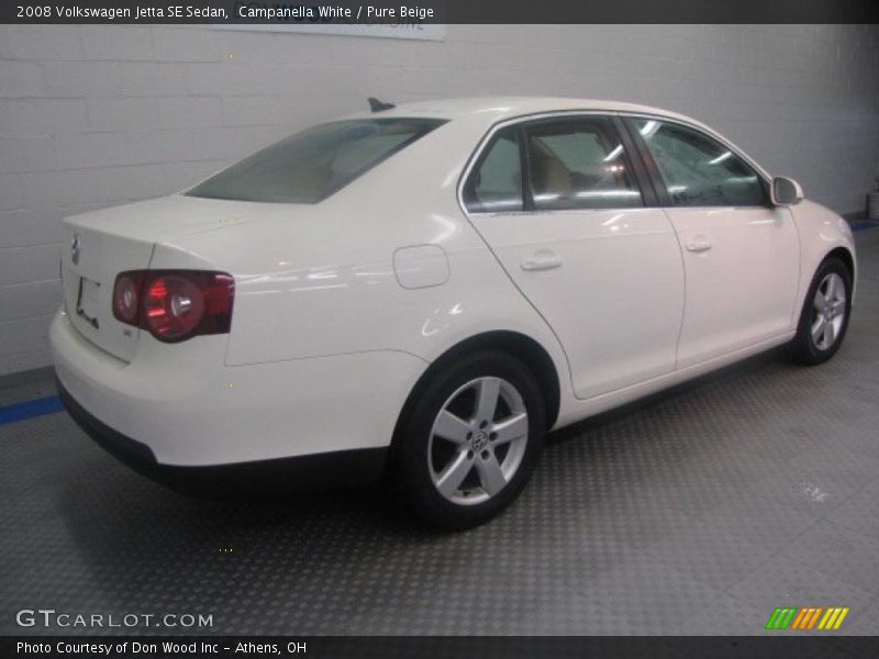 Campanella White / Pure Beige 2008 Volkswagen Jetta SE Sedan