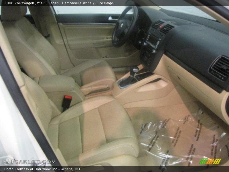 Campanella White / Pure Beige 2008 Volkswagen Jetta SE Sedan